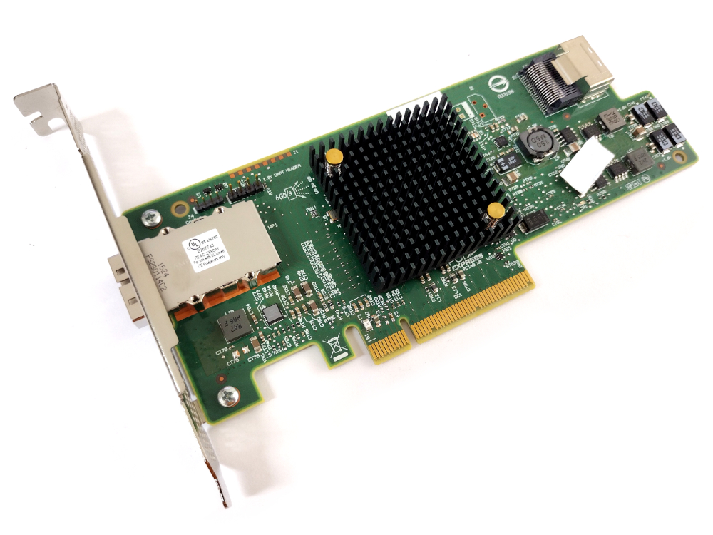 Broadcom 9207-4i4e SAS2308 6G SATA SAS HBA PCIe x8 3.0 Full Profile 9217-4i4e