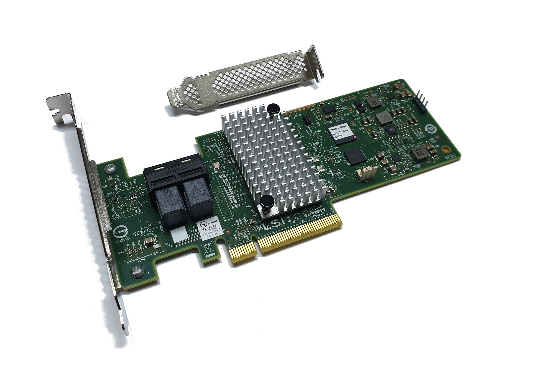 IBM Lenovo M1215 SATA / SAS HBA Controller RAID 12Gbps PCIe x8 Avago LSI 9341-8i