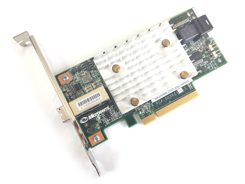 Microsemi SmartHBA 2100-4i4e SATA / SAS RAID HBA Controller 12G PCIe x8 3.0 OEM