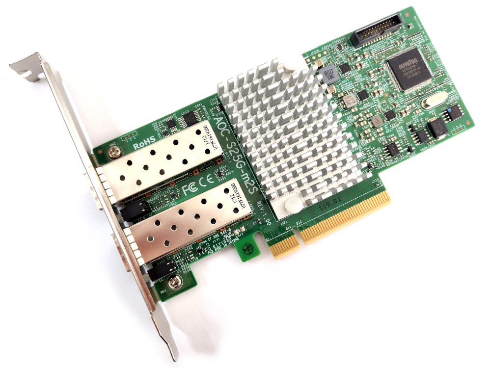 Supermicro AOC-S25G-M2S 25GBe SFP28 Dual Port Server Adapter ConnectX-4 LX 25G MCX4121A-ACAT