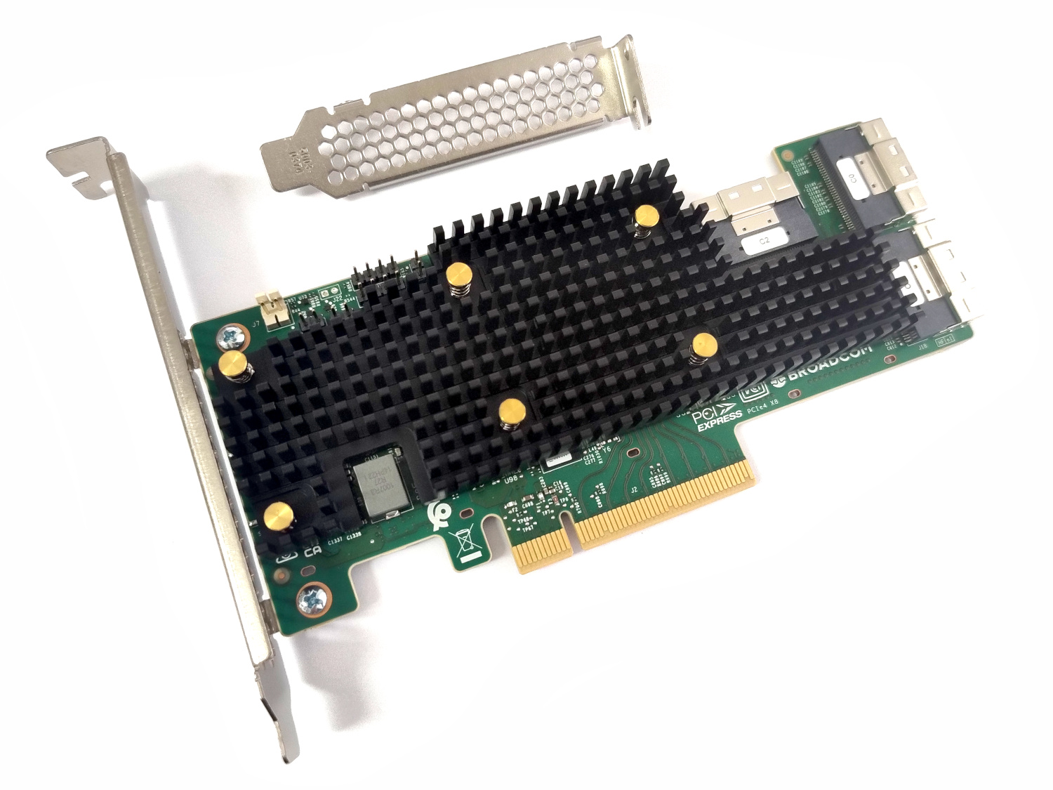 Broadcom LSI 9600-24i Tri-Mode eHBA Controller 12Gbps SATA SAS NVME PCIe 4.0 x8 Avago IT-Mode