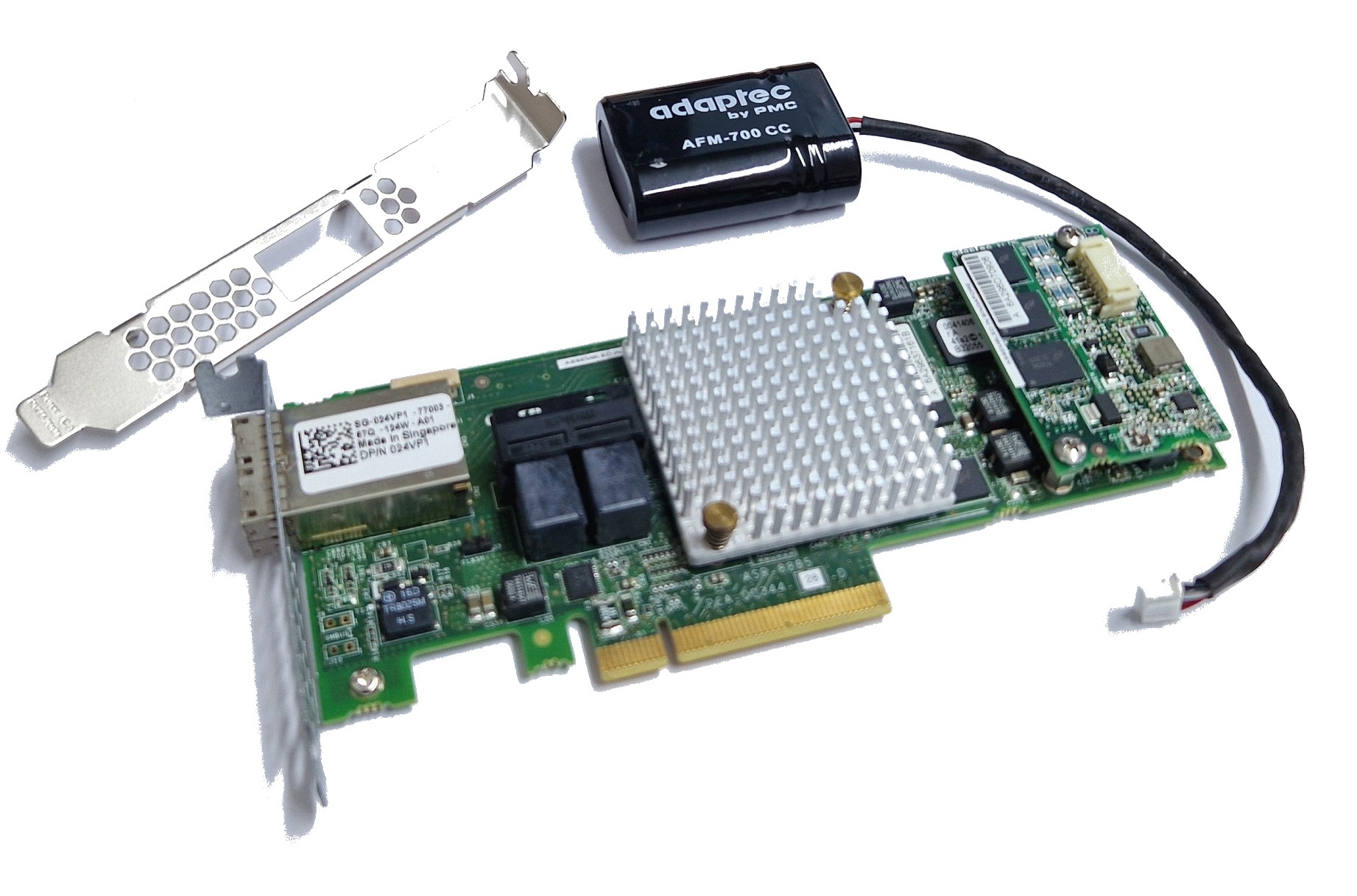 Adaptec 8885 16-port SATA / SAS RAID Controller 12G PCIe x8 3.0 1GB SFF8643 8644 inkl BBU / AFM